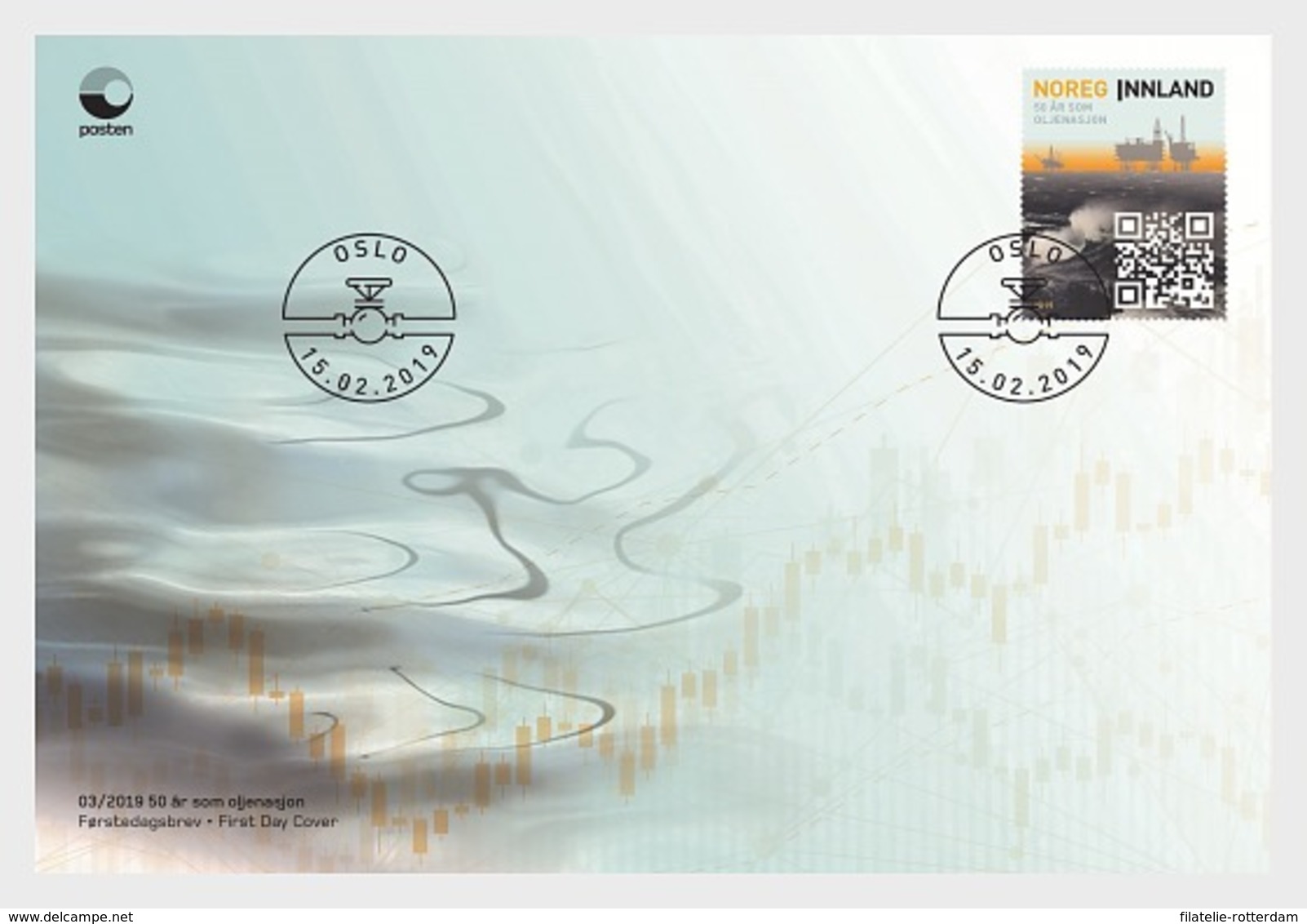 Noorwegen / Norway - Postfris / MNH - FDC Olieproductie 2019 - Nuovi