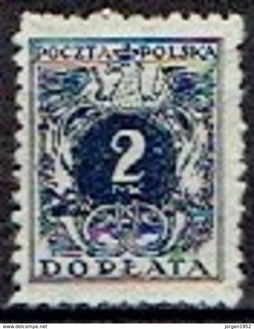 POLAND  #  FROM 1921 - Portomarken