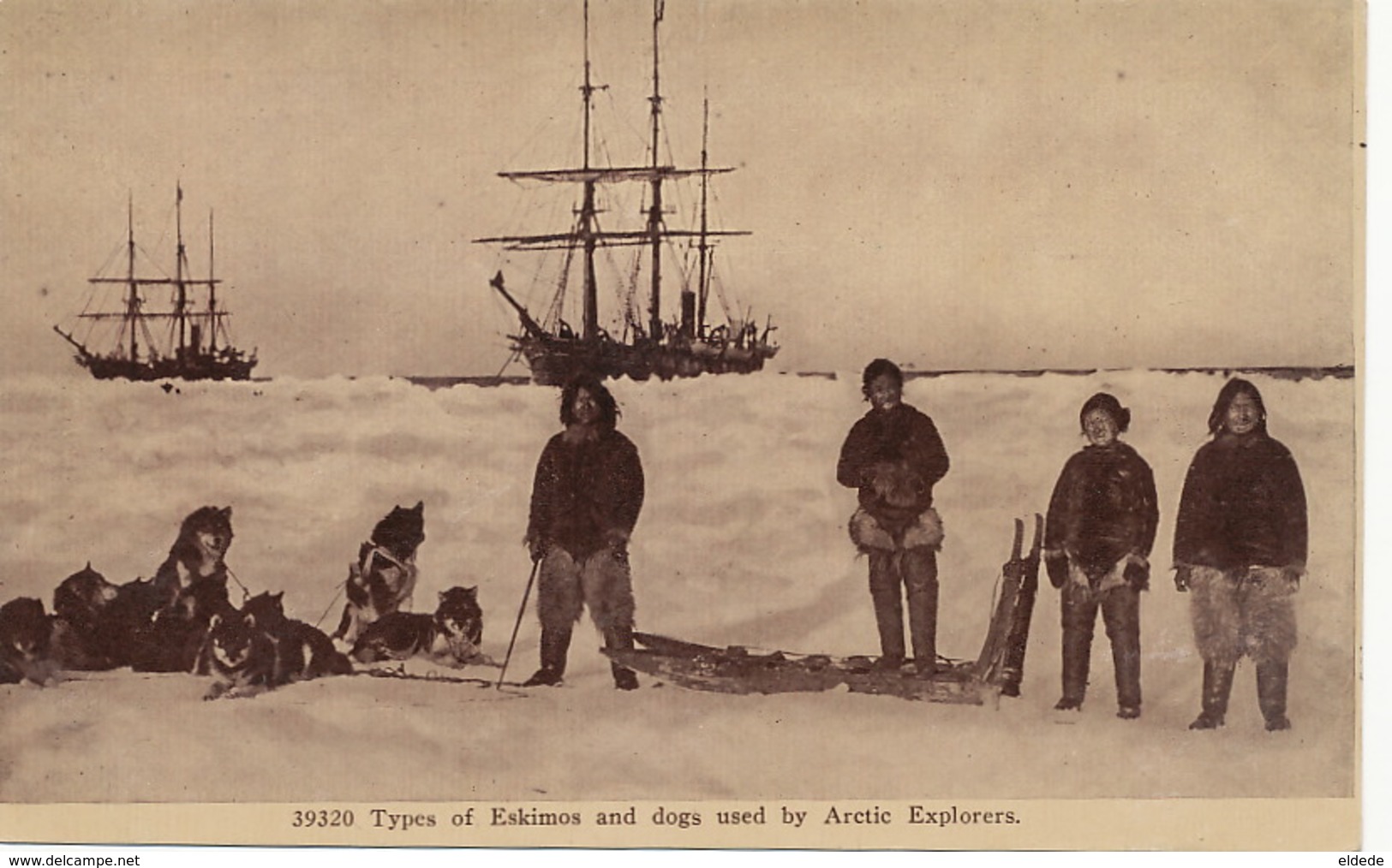 Polar Expedition Types Of Eskimos And Dogs Used By Arctic Explorers Perry Expedition Polaire - Grönland