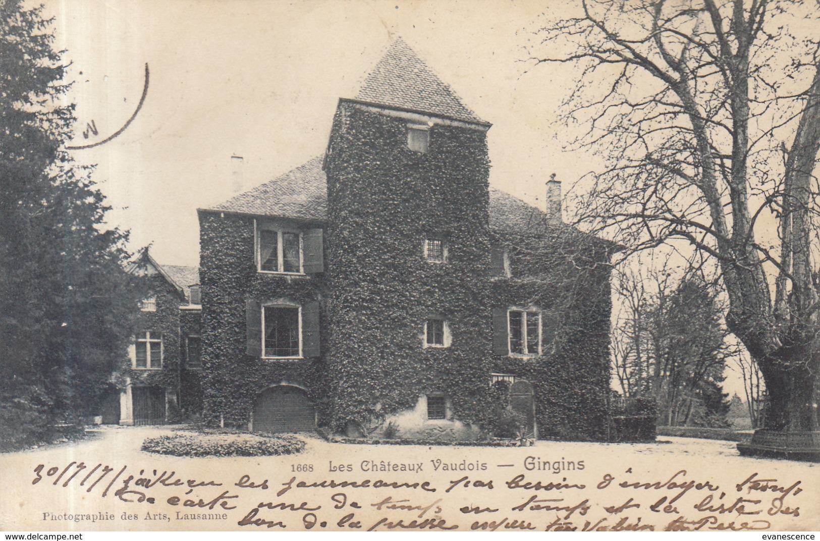 °°°  GINGINS / LE CHATEAU  °°°   ////  REF  .  FEV. 19 / N° 8065 - Gingins