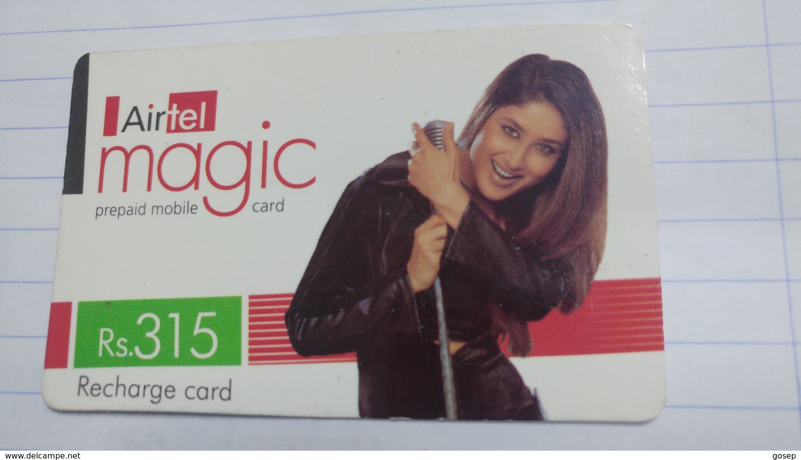 India-airtel Magic-(73)(rs.315)(new Delhi)(0273381283428014)(look Out Side)used Card+1 Card Prepiad Free - India