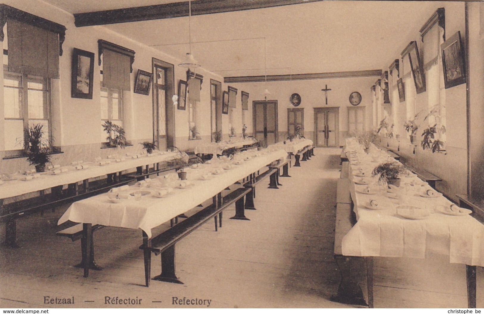 Ruiselede, Ruysselede, Kostschool O.L.V Der VII Weeën, Eetzaal (pk56346) - Ruiselede