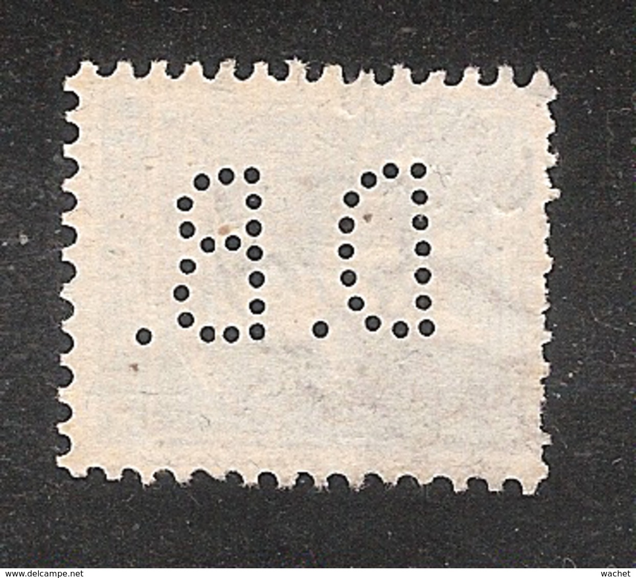 Perfin/perforé/lochung Switzerland No YT160 1918-1942 The Son Of W. Tell  D.B. De Bruyn Limited SA (Dietschi, Buchdruck) - Perforadas