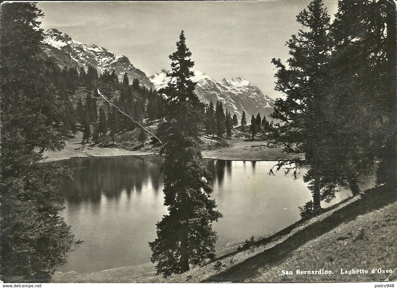 San Bernardino Fraz. Di Mesocco (Grisons, Svizzera) Laghetto D'Osso - Mesocco