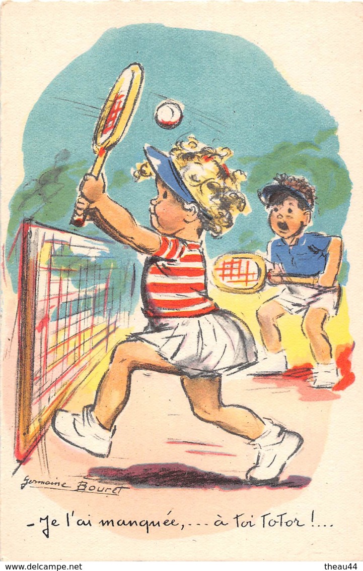 ¤¤  -  ILLUSTRATEUR  " Germaine BOURET "  -  Enfants  -  Sport , Tennis  -  ¤¤ - Bouret, Germaine