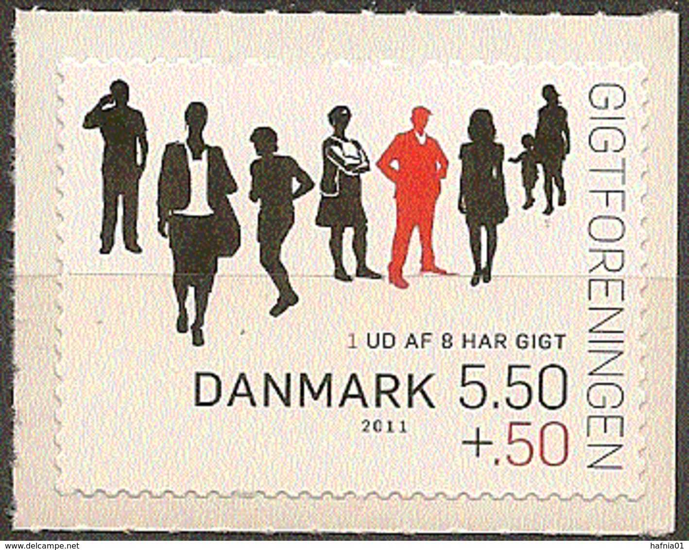 Denmark 2011. 15  Anniv  Danish Gout Association Michel 1628 A  MNH. - Nuovi