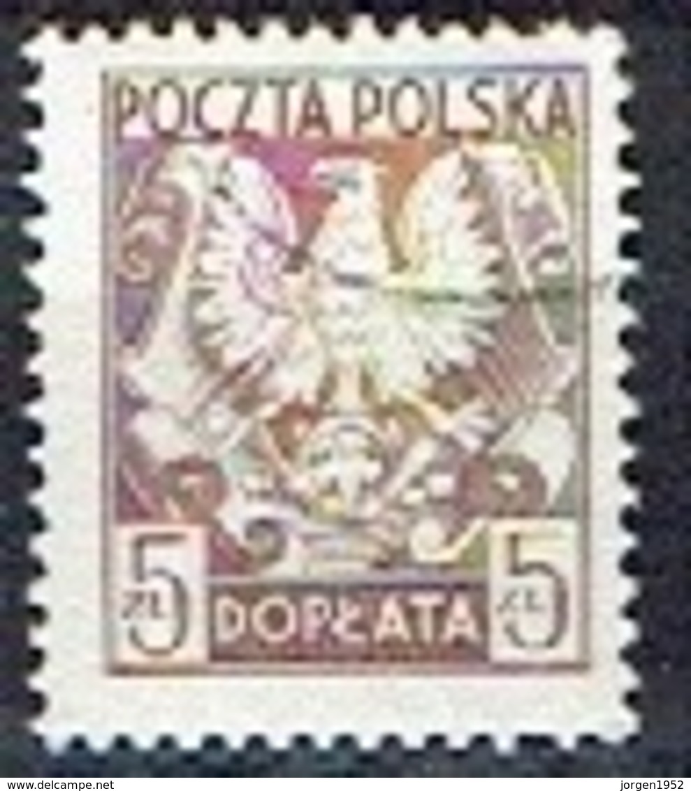 POLAND  #  FROM 1980 - Portomarken