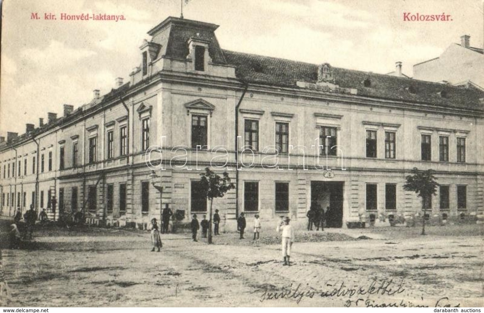 T2/T3 1912 Kolozsvár, Cluj; M. Kir. Honvéd Laktanya / Military Barracks (EK) - Non Classés