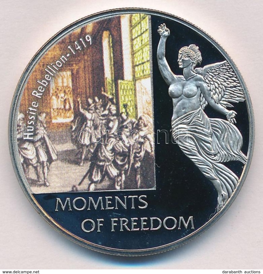 Libéria 2006. 10$ 'Szabadság Pillanatai - Huszita Felkelés 1419' Multicolor T:PP Ujjlenyomat 
Liberia 2006. 10 Dollars ' - Ohne Zuordnung