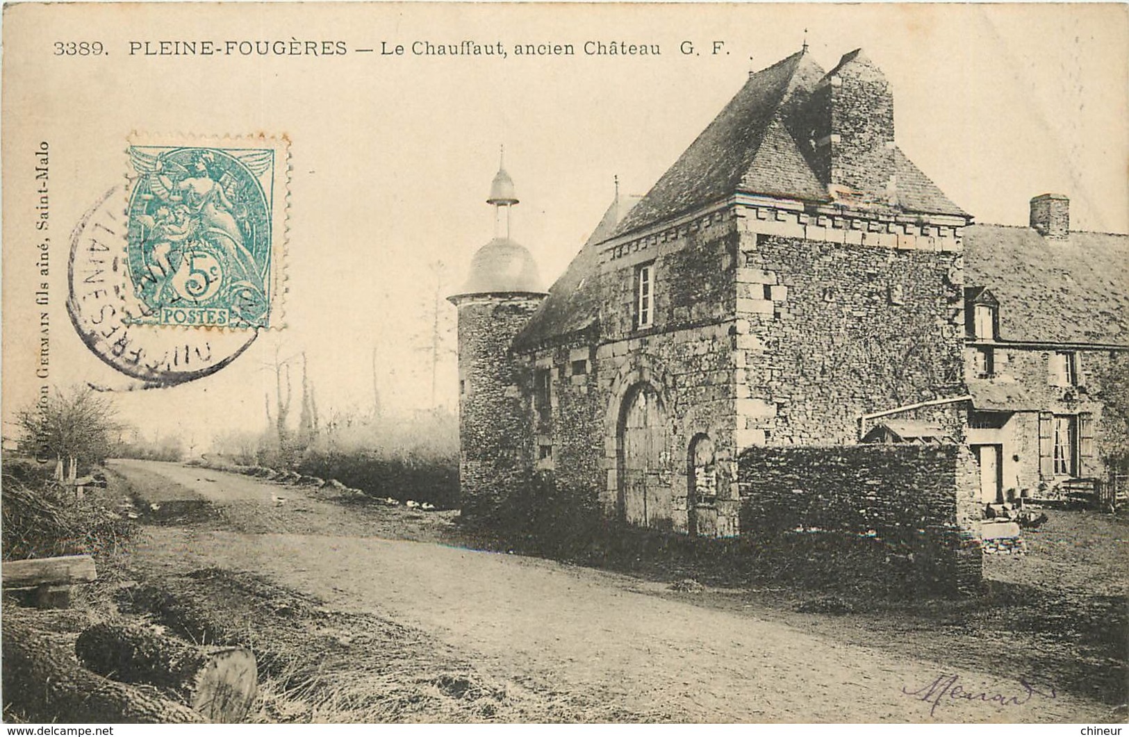 PLEINE FOUGERES LE CHAUFFAUT ANCIEN CHATEAU - Sonstige & Ohne Zuordnung