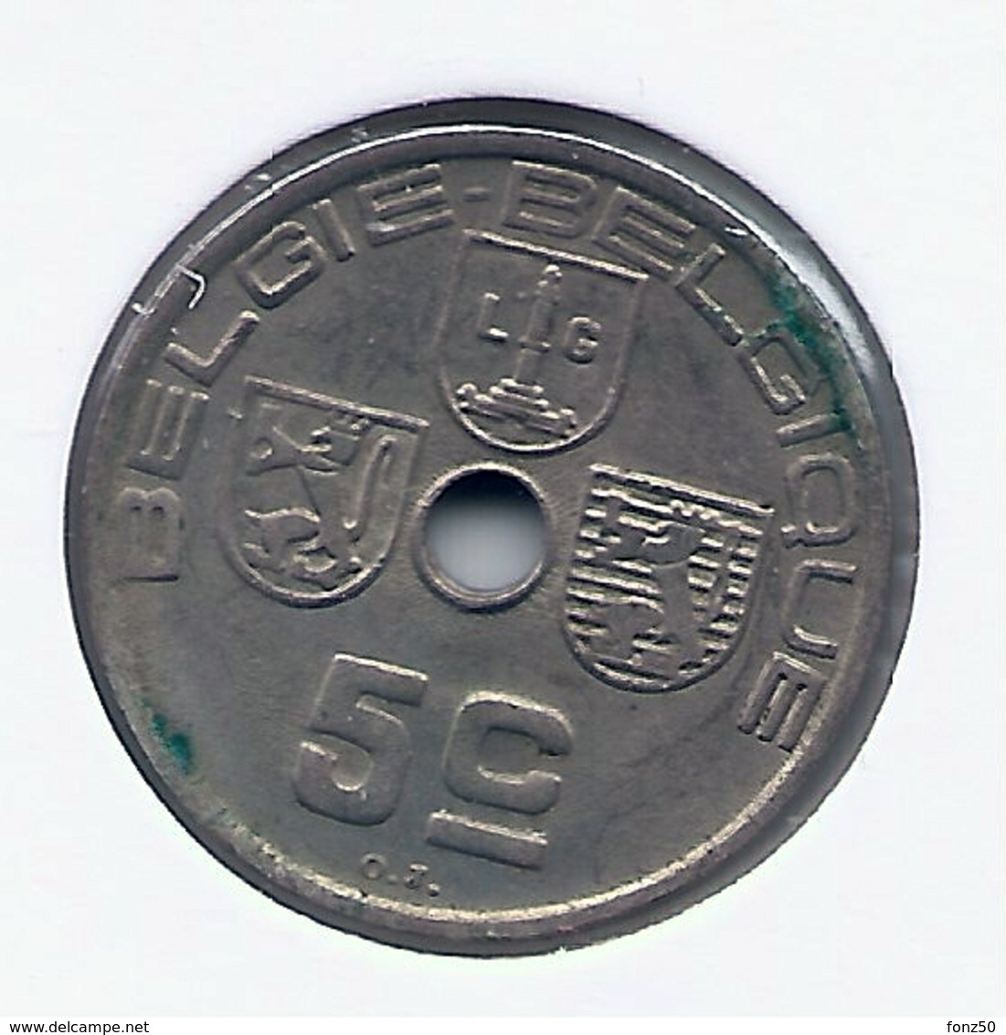 LEOPOLD III * 5 Cent 1940 Vlaams/frans * Nr 5253 - 5 Cents