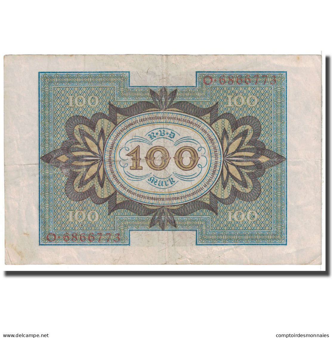 Billet, Allemagne, 100 Mark, 1920, 1920-01-01, KM:69a, TTB - Zwischenscheine - Schatzanweisungen