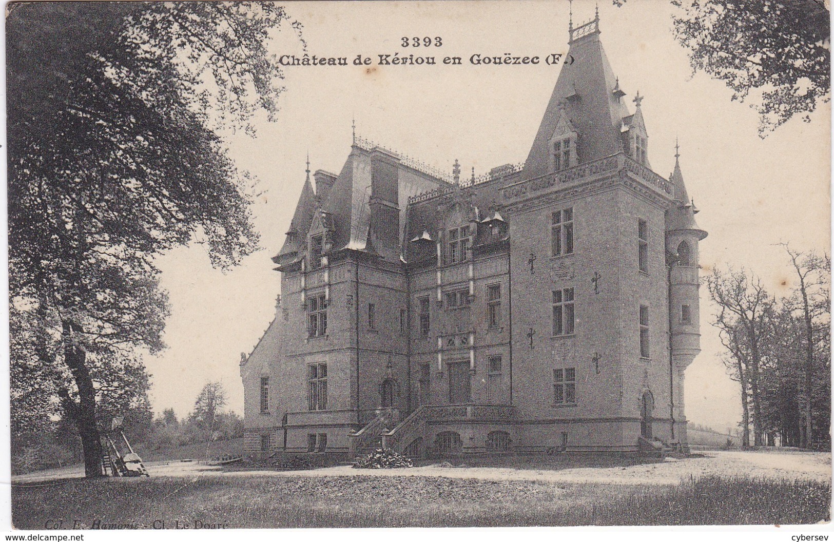 Château De Kériou En Gouëzec - Façade (nord) - TBE - Gouézec