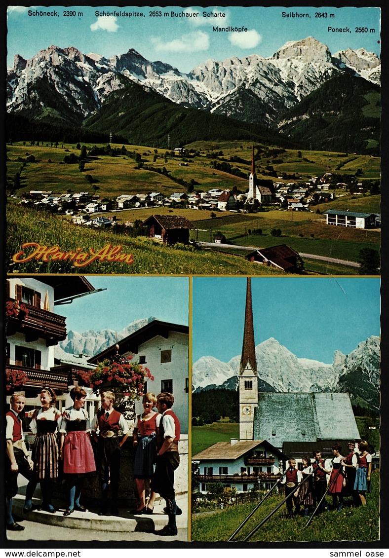 Maria Alm  -  Mehrbild-Ansichtskarte Ca.1975  ( 9996 ) - Maria Alm