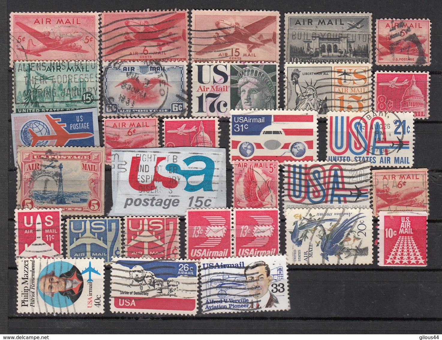 USA Poste Aerienne  Air Mail 30 Values - Altri & Non Classificati