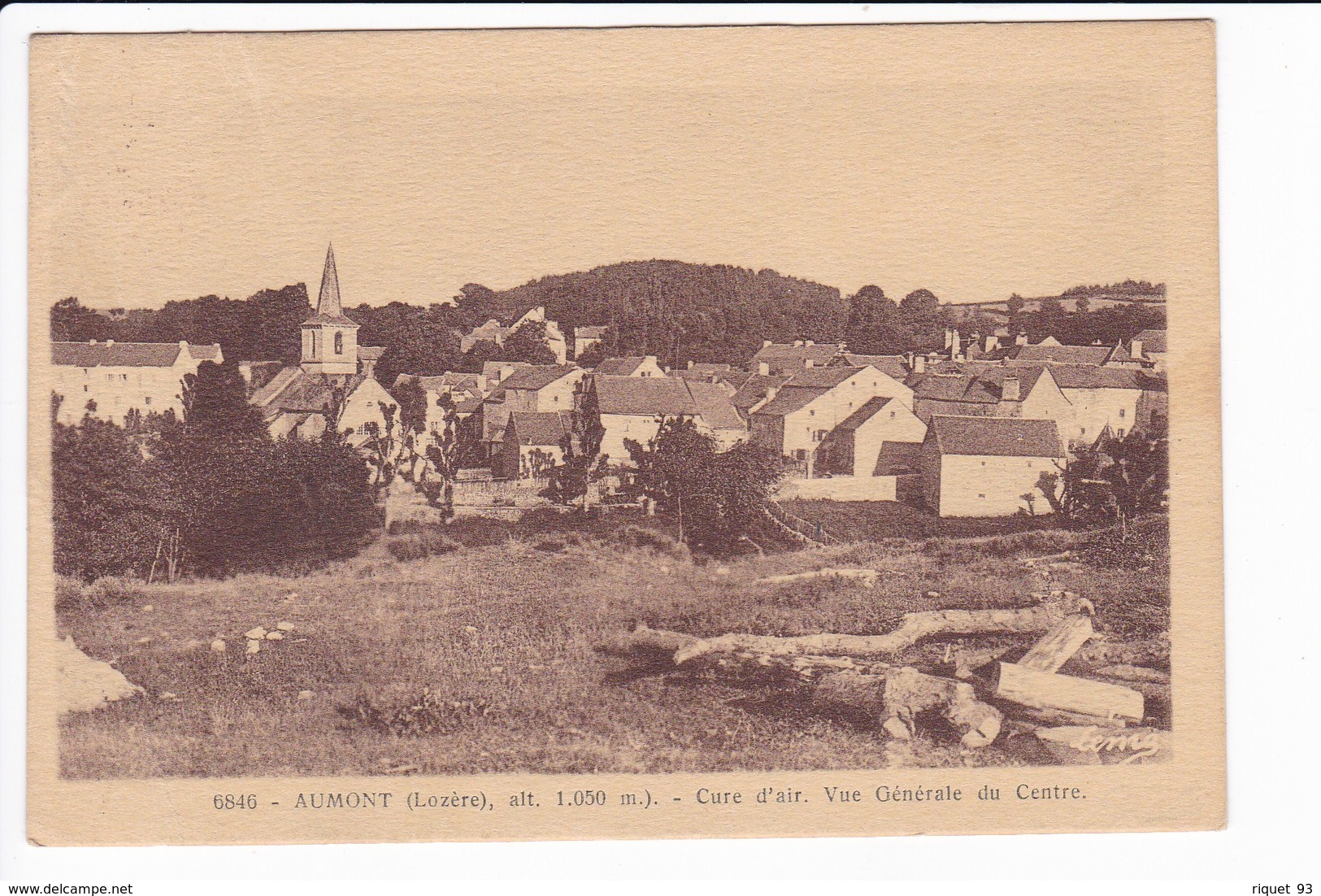 6846 - AUMONT - Cure D'air - Vue Générale De Centre - Aumont Aubrac