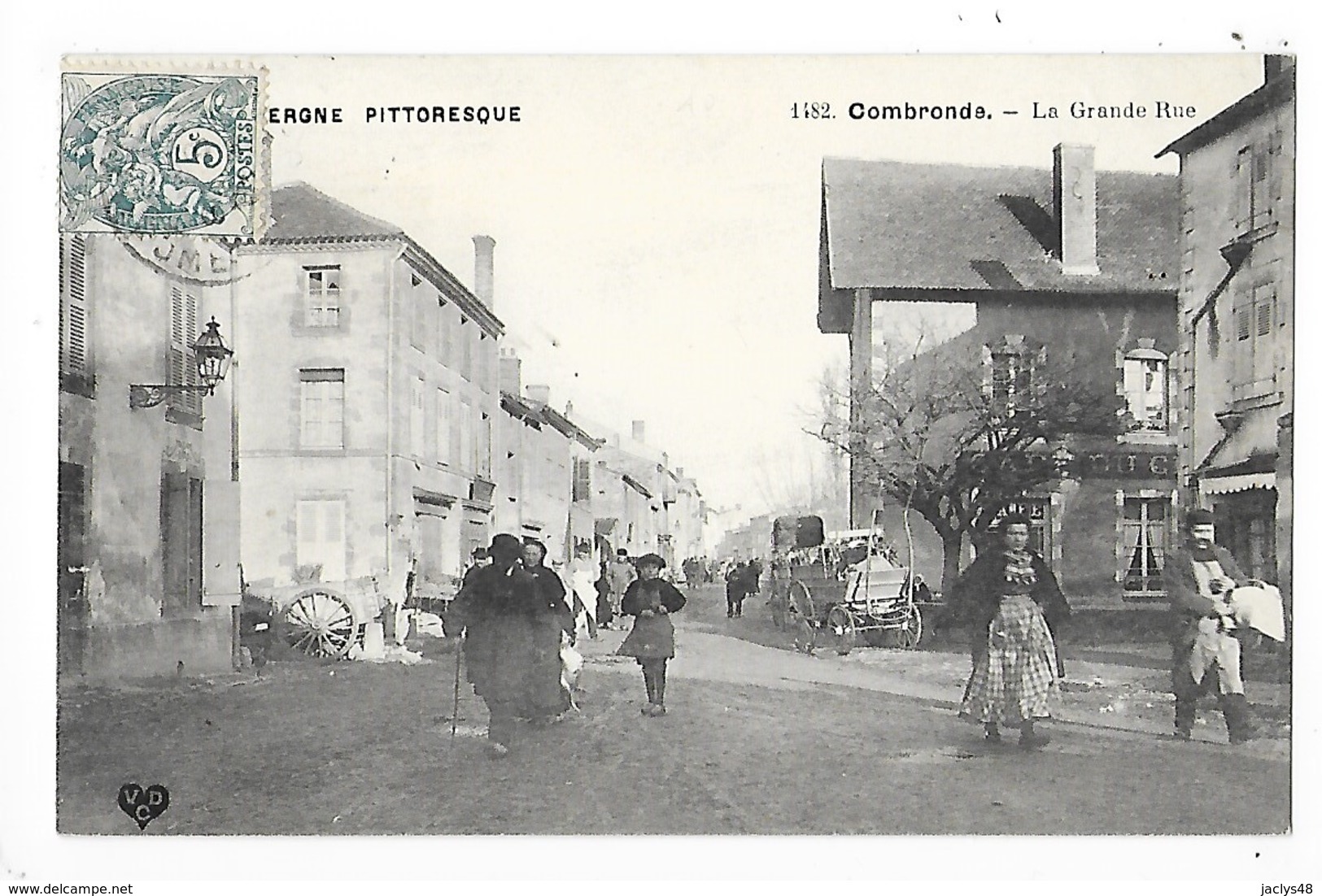 COMBRONDE  (cpsm 63)   La Grande Rue    -  L 1 - Combronde