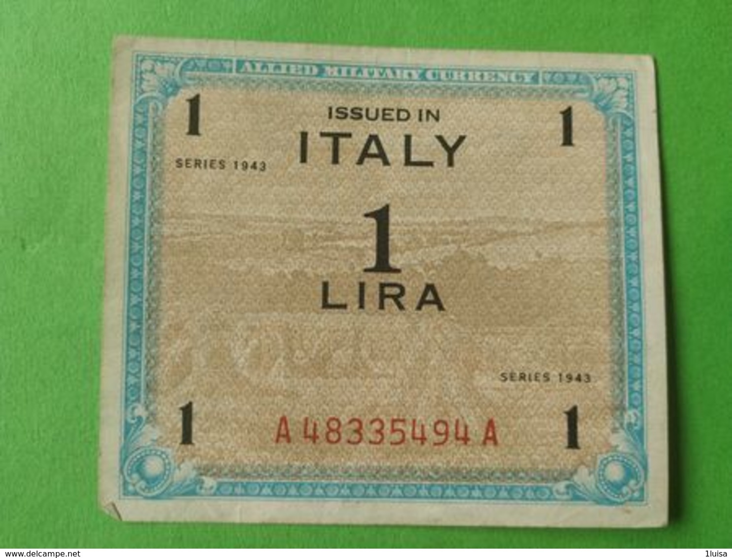 1 Lira 1943 - Allied Occupation WWII