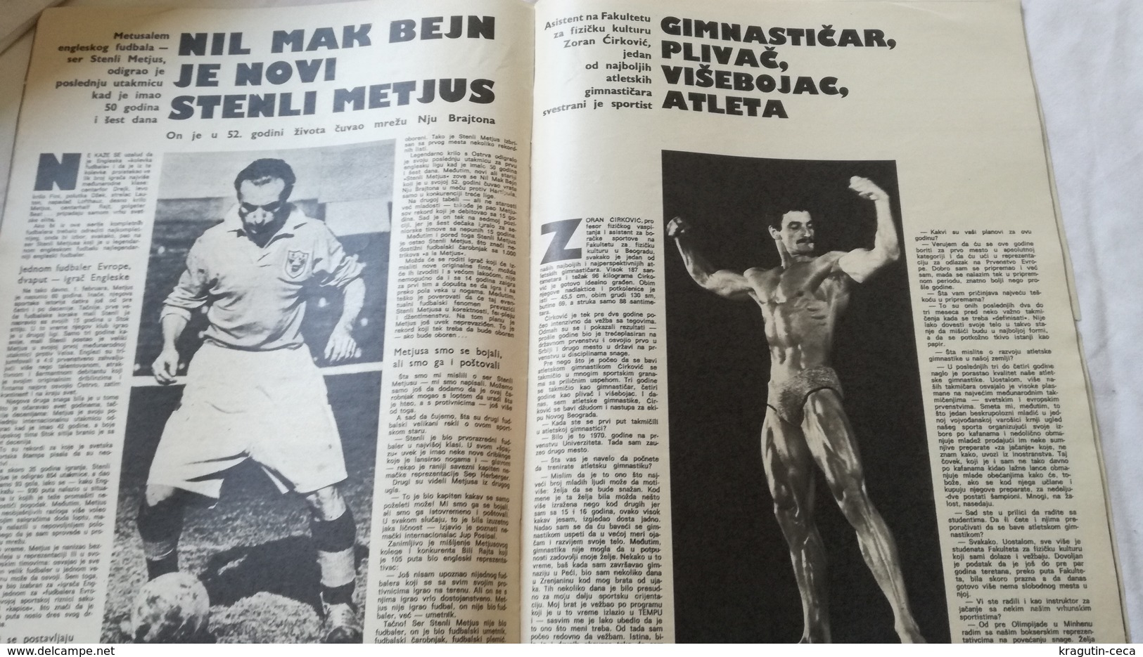 1975 TEMPO YUGOSLAVIA SERBIA SPORT FOOTBALL MAGAZINE NEWSPAPERS PAVLE SOVLJANSKI BOXING INDEPENDIENTE REAL MADRID ZVEZDA - Sonstige & Ohne Zuordnung