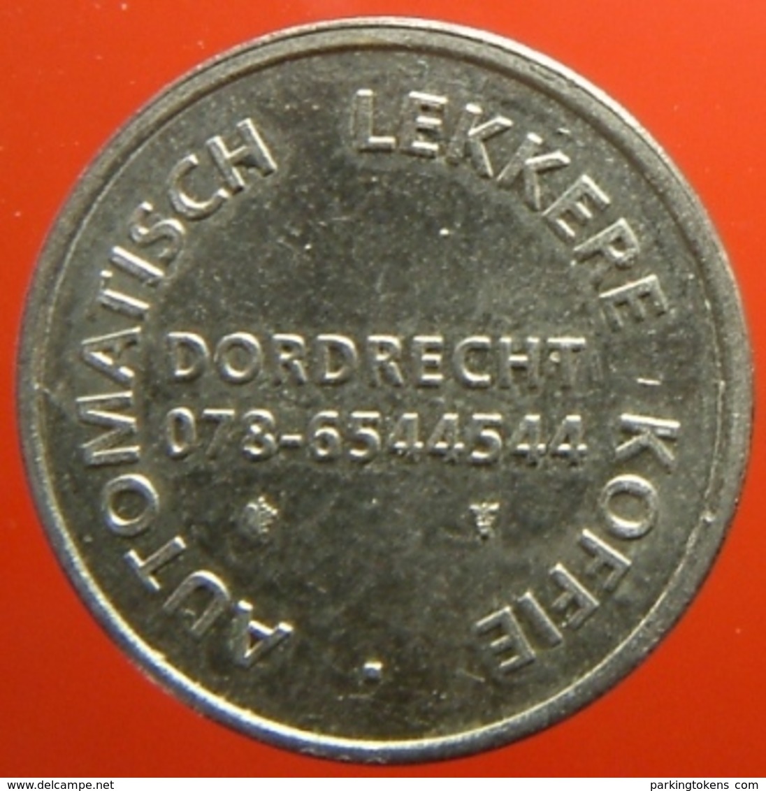 KB022A-1a - AUTOBAR AUTOMATISCH LEKKERE KOFFIE - Dordrecht - WM 22.5mm - Koffie Machine Penning - Coffee Machine Token - Professionnels/De Société