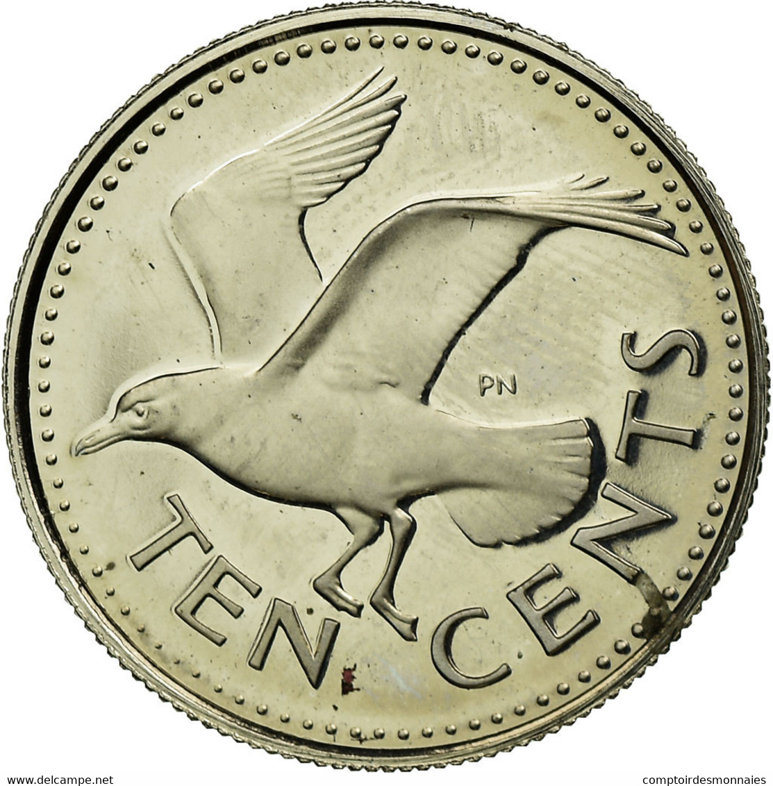 Monnaie, Barbados, 10 Cents, 1973, Franklin Mint, SUP+, Copper-nickel, KM:12 - Barbados