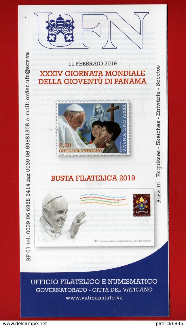 Vaticano - 2019 - GIORNATA Della GIOVENTU' A PANAMA . Vedi Descrizione - Briefe U. Dokumente