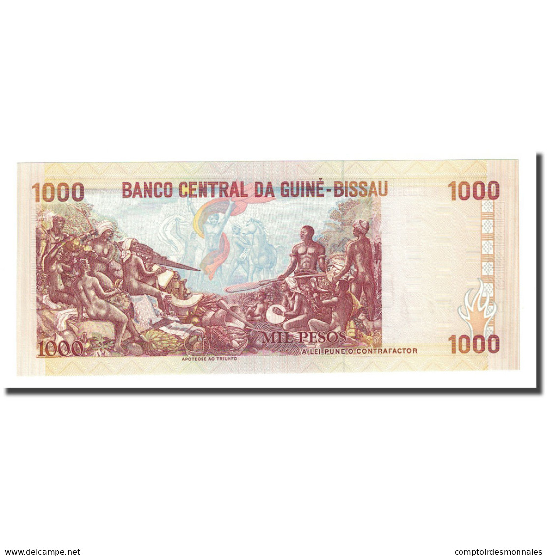 Billet, Guinea-Bissau, 1000 Pesos, 1993-03-01, KM:13b, NEUF - Guinea-Bissau