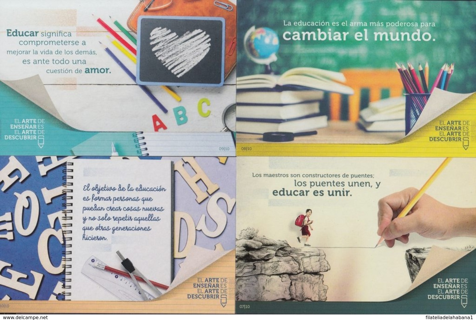 2018-EP-66 CUBA 2018. DIA DEL MAESTRO POSTAL STATIONERY EDUCATION TEACHER DAY. - Covers & Documents