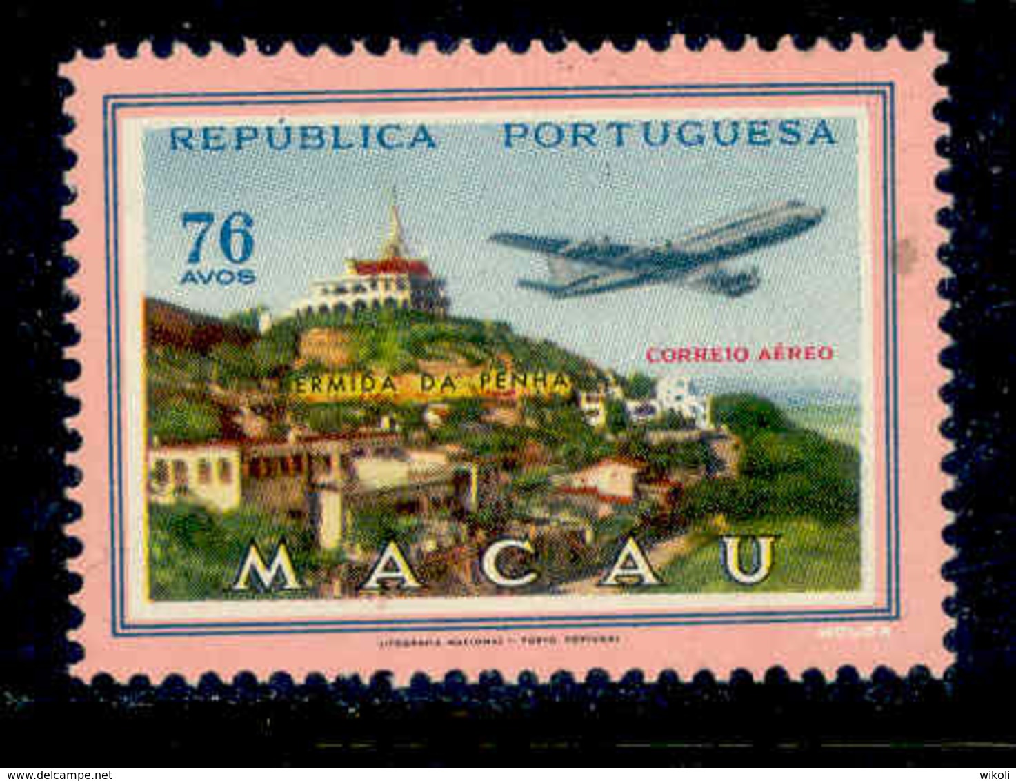 ! ! Macau - 1960 Air Mail 76a - Af. CA 17 - MNH - Luchtpost