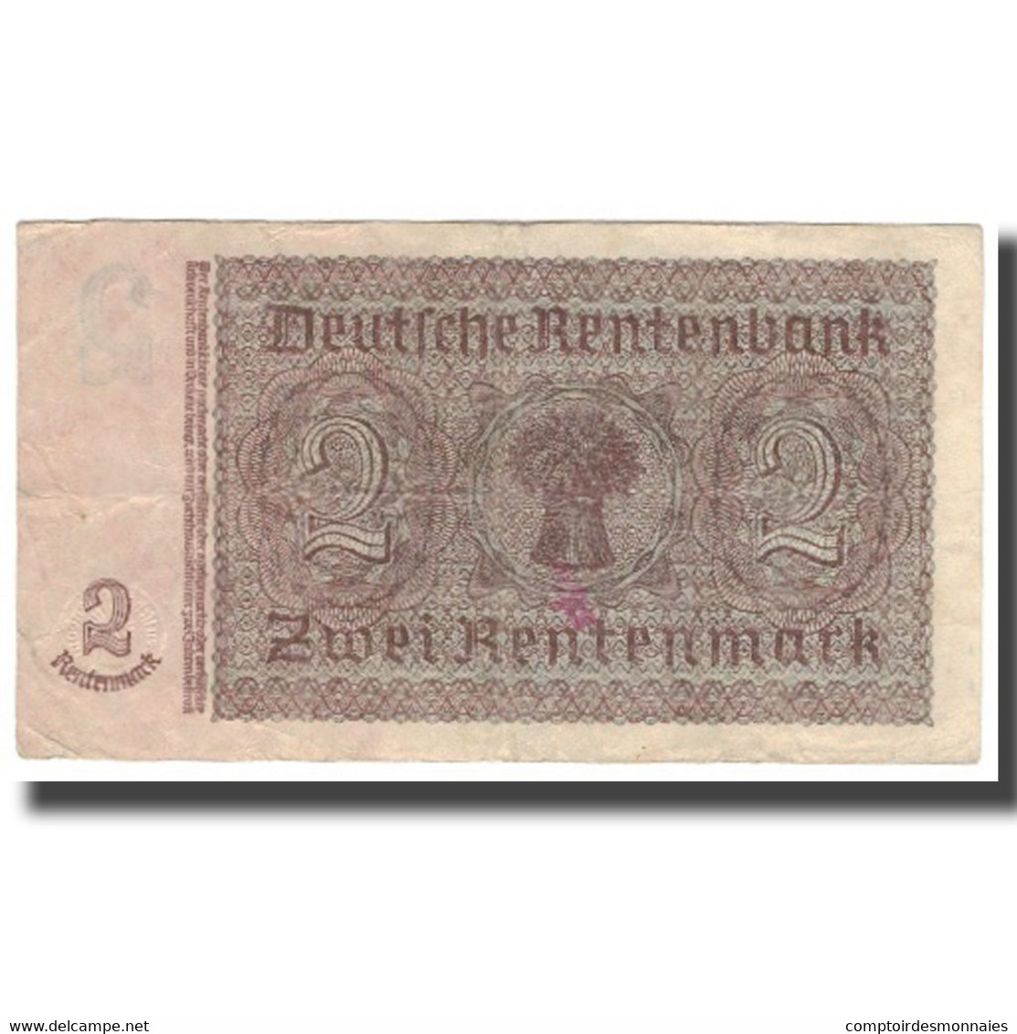 Billet, Allemagne, 2 Rentenmark, 1937, 1937-01-30, KM:174b, TB+ - 2 Rentenmark