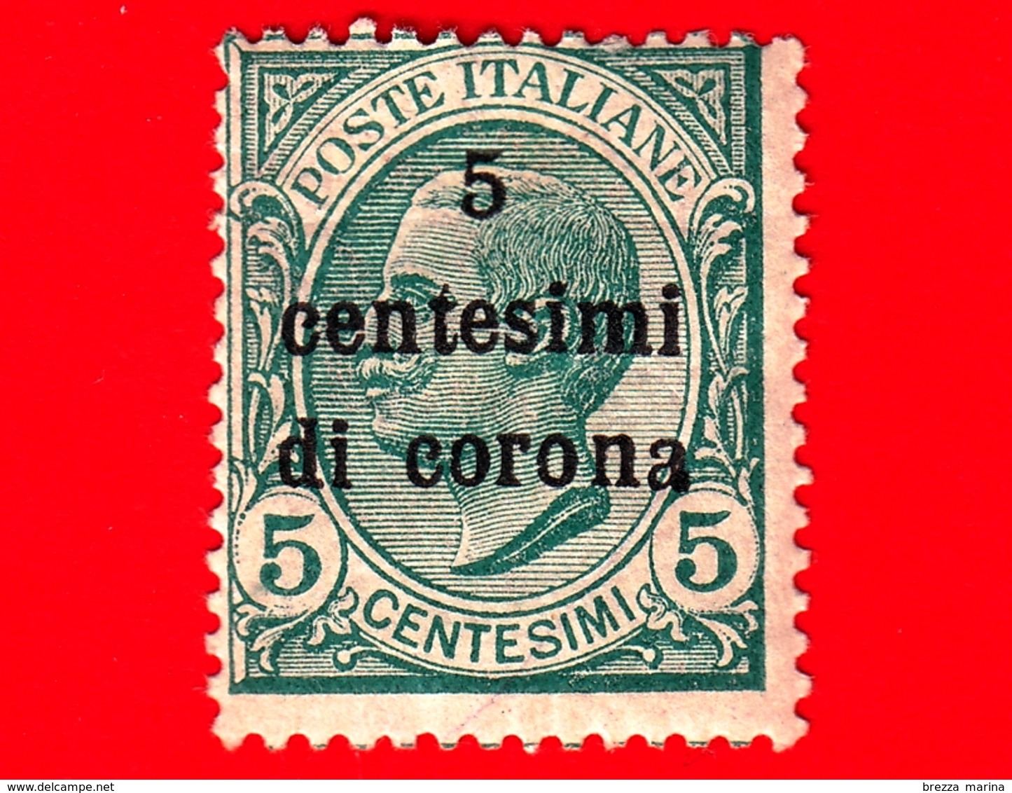 ITALIA - Nuovo - 1919 - Occupazioni - Emissioni Generali - Sovrastampati In Centesimi Di Corona - Effigie Di Vittorio Em - Sonstige & Ohne Zuordnung