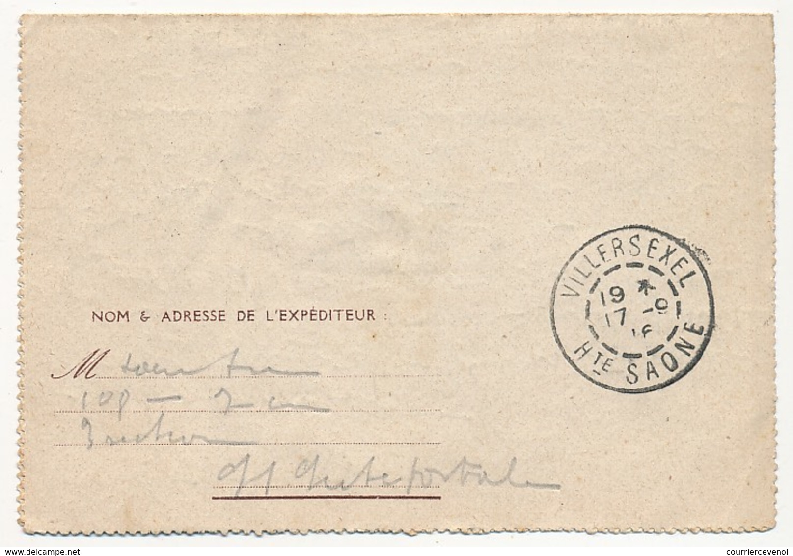 Franchise Militaire - Carte-lettre De L'Espérance - Simili Joffre - Nos Diables Bleus (La Charge) - 1916 - Briefe U. Dokumente