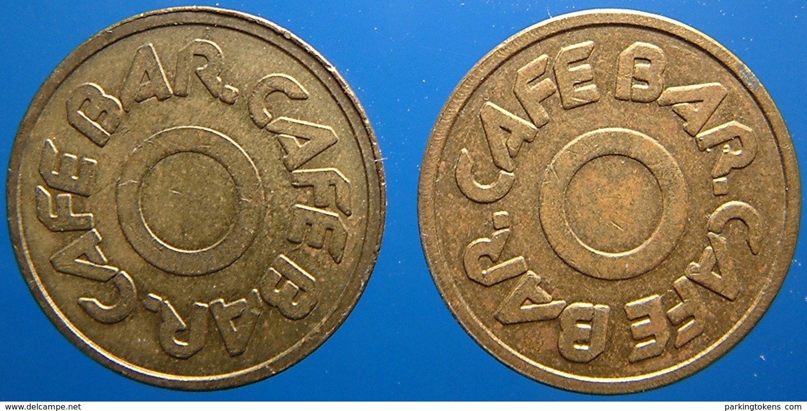 KB071-1 - CAFE BAR - Dordrecht - B 20.0mm - Koffie Machine Penning - Coffee Machine Token - Firma's