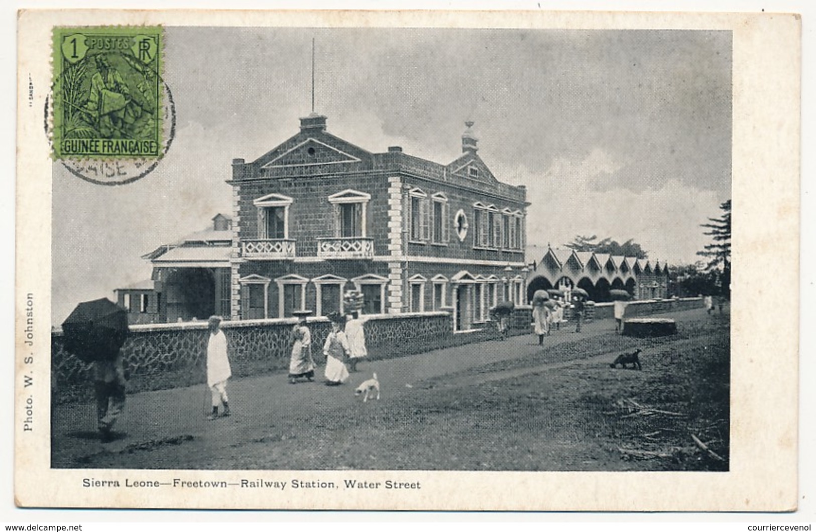 CPA - SIERRA LEONE - Freetown - Railway Station. Water Street - Sierra Leone