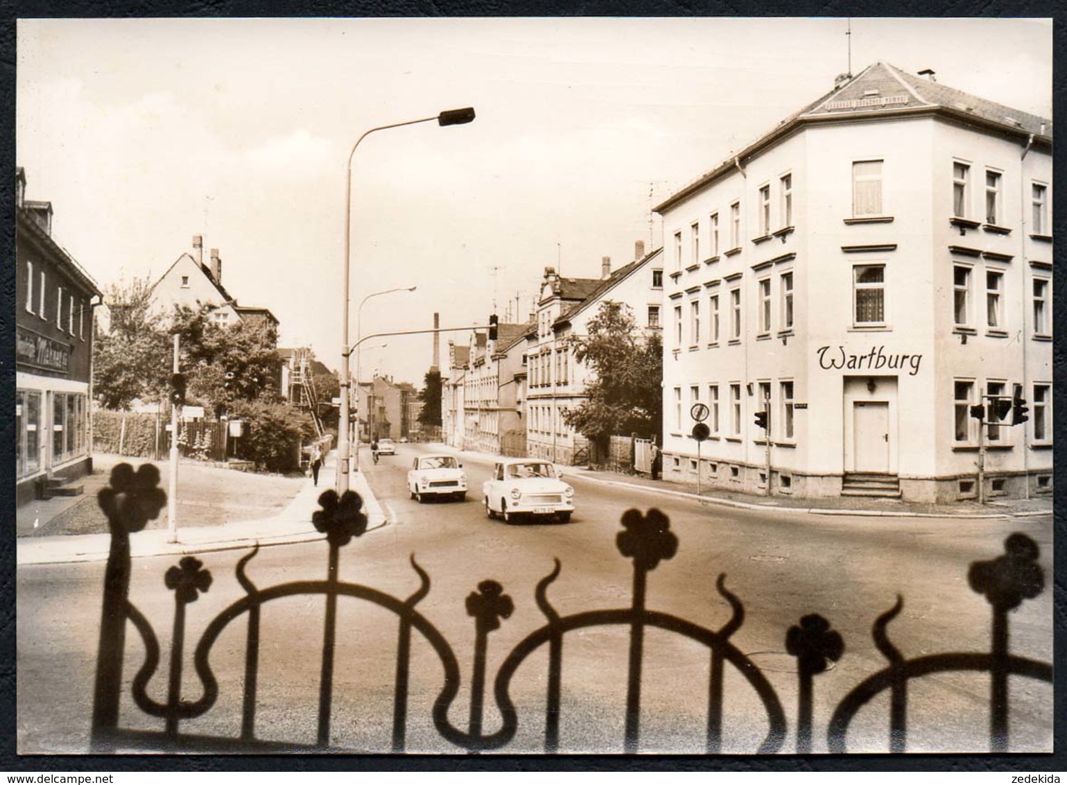 B7296 - Limbach Oberfrohna - Wilhelm Pieck Straße - Auto Fahrzeug Kennzeichen - Deyfarth - Limbach-Oberfrohna