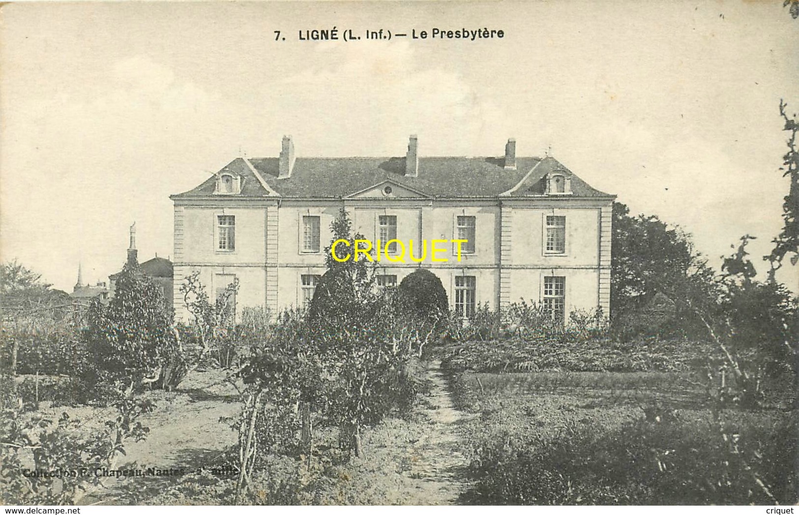 44 Ligné, Le Presbytère, Carte Pas Courante - Ligné