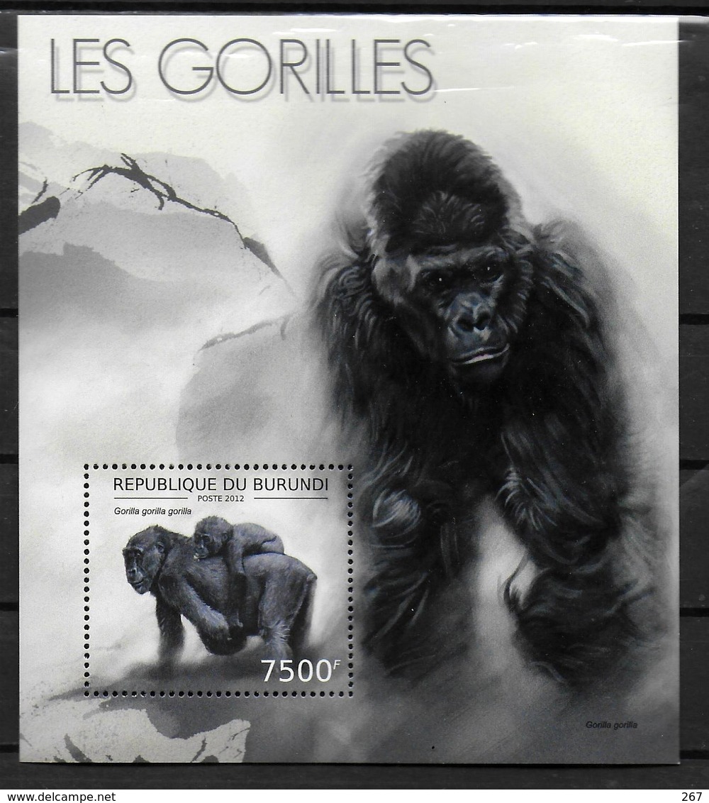 BURUNDI BF 282 * *  ( Cote 17e )  Gorilles - Gorilas