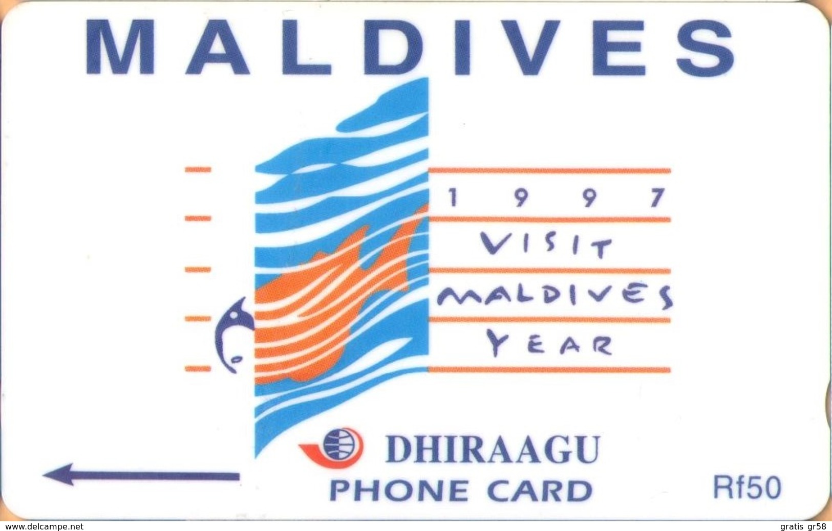 Maldives - GPT, Visit Maldives 1997, Advertisement, 164MLDD, 2/00, Used - Maldives