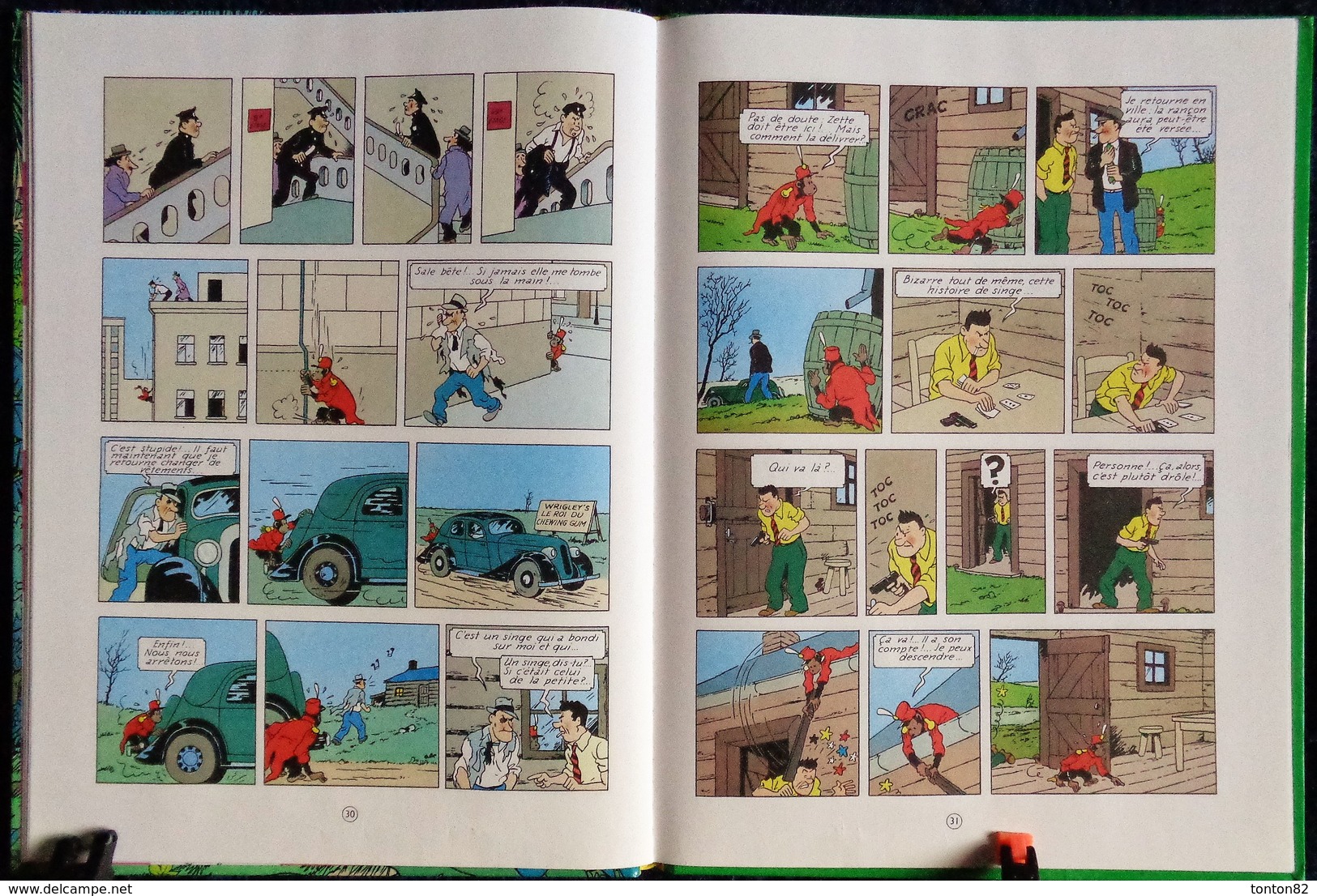 Hergé - " L'éruption Du Karamako " - Les Aventures De Jo, Zette Et Jocko - Casterman . - Jo, Zette & Jocko