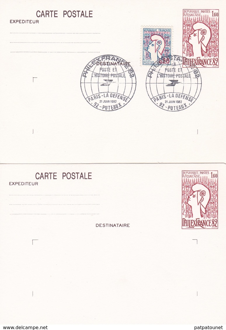 France Cartes Postales Repiquages (avant 1995) Expo Philatélique Dunkerque 1984 - Overprinter Postcards (before 1995)