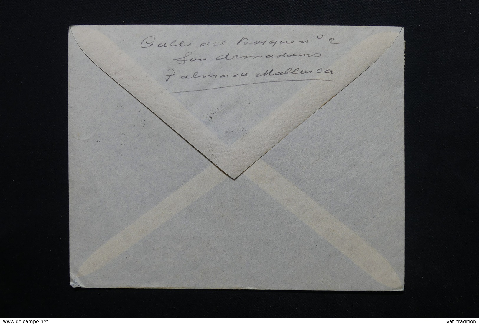ESPAGNE - Enveloppe De Palma De Mallorca En 1937 Pour Bruxelles , Avec Censure Militaire - L 24769 - Marcas De Censura Republicana