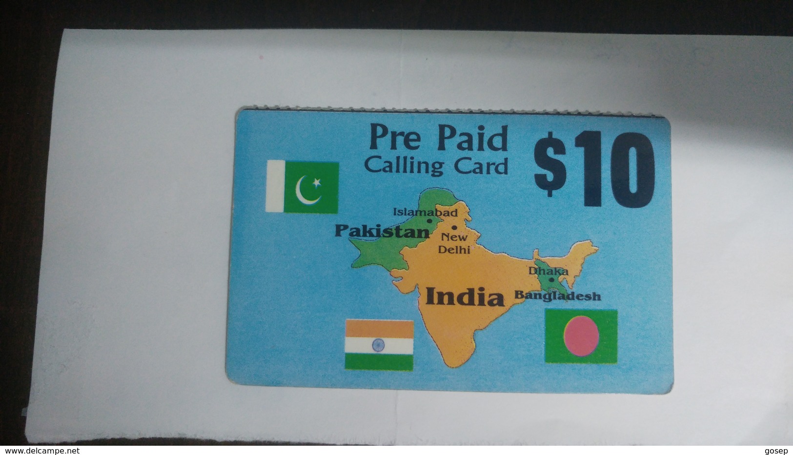 India-prepiad Card-(86)(10$)(1card)()(look Out Side)-used Card+2 Card Prepiad Free - India