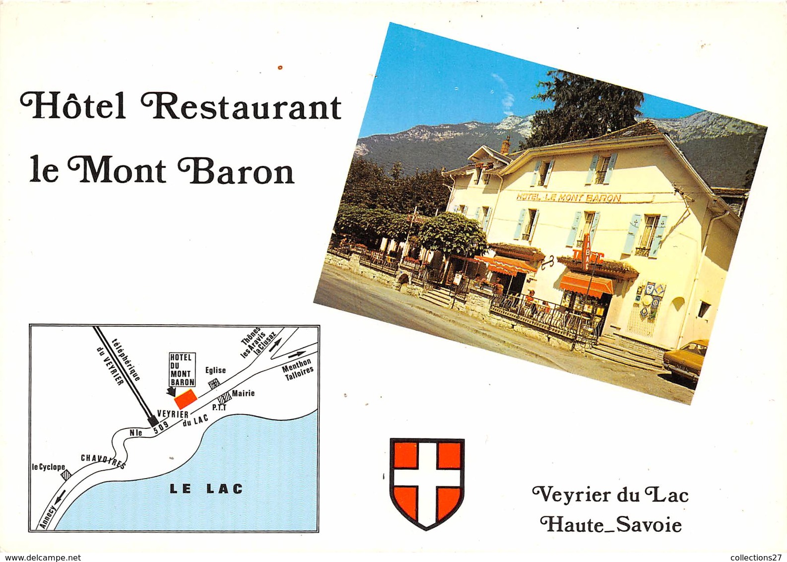 74-VEYRIER-DU-LAC- MULTIVUES- HÔTEL RESTAURANT LE MONT BARON - Veyrier