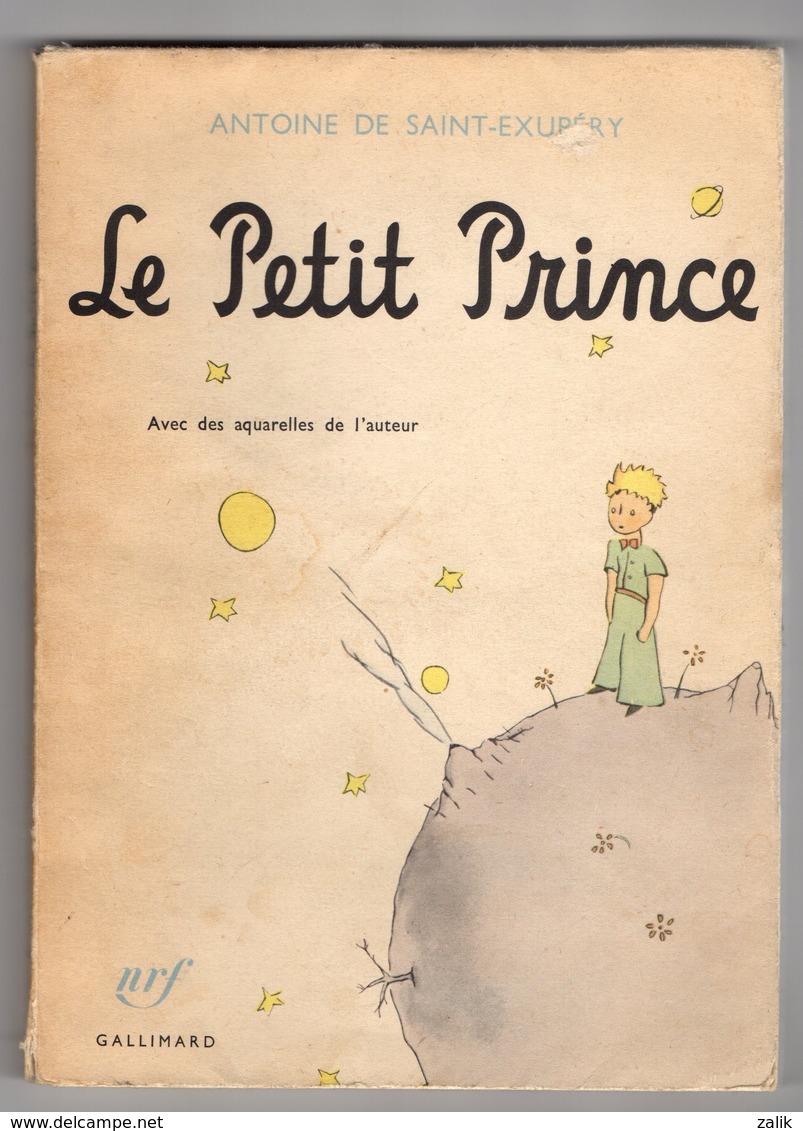 Le Petit Prince - Antoine De Saint-Exupéry - Edition Gallimard 1964 - Ideal Bibliotheque