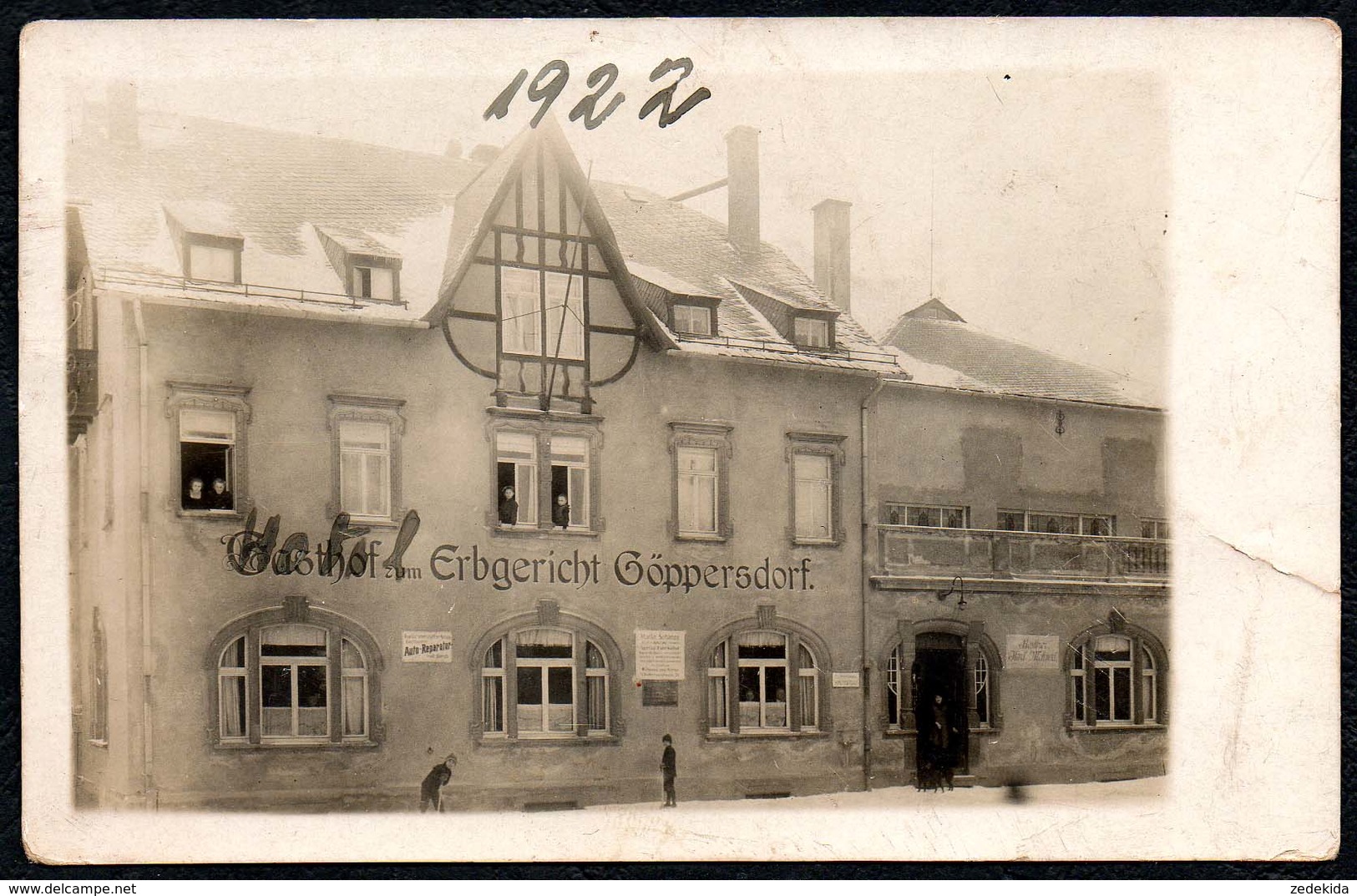 C3438 - Göppersdorf Bei Burgstädt - Hotel Gaststätte Erbgericht - Foto AK - Burgstaedt