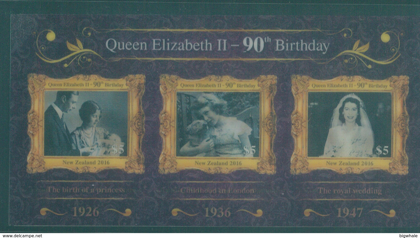 New Zealand 2016 Queen Mother 3D Stamp 1 Sheet - Neufs