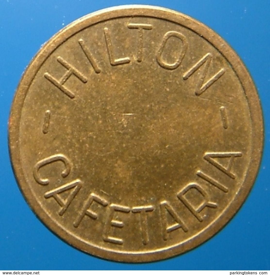 KB197-1 - HILTON CAFETARIA - Amsterdam - B 18.0mm - (Koffie) Kantine Penning - (Coffee) Machine Token - Firma's