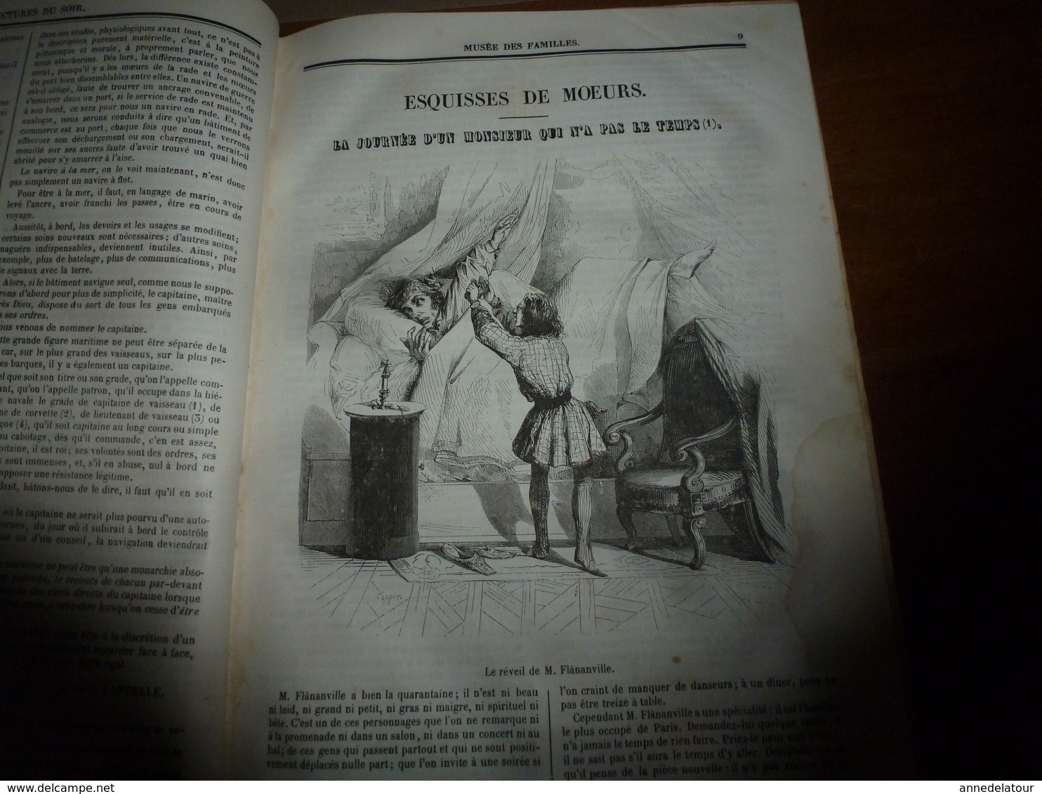 1845-46 MUSEE DES FAMILLES:Histoire de la danse;Histoire des poupées,des marionnettes;Tanger;Venise;Peintre Apelles ;etc