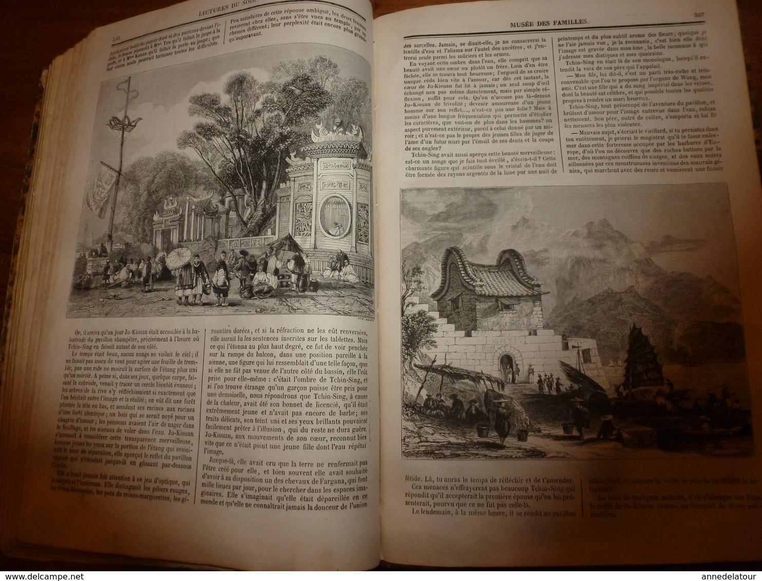 1845-46 MUSEE DES FAMILLES:Histoire de la danse;Histoire des poupées,des marionnettes;Tanger;Venise;Peintre Apelles ;etc