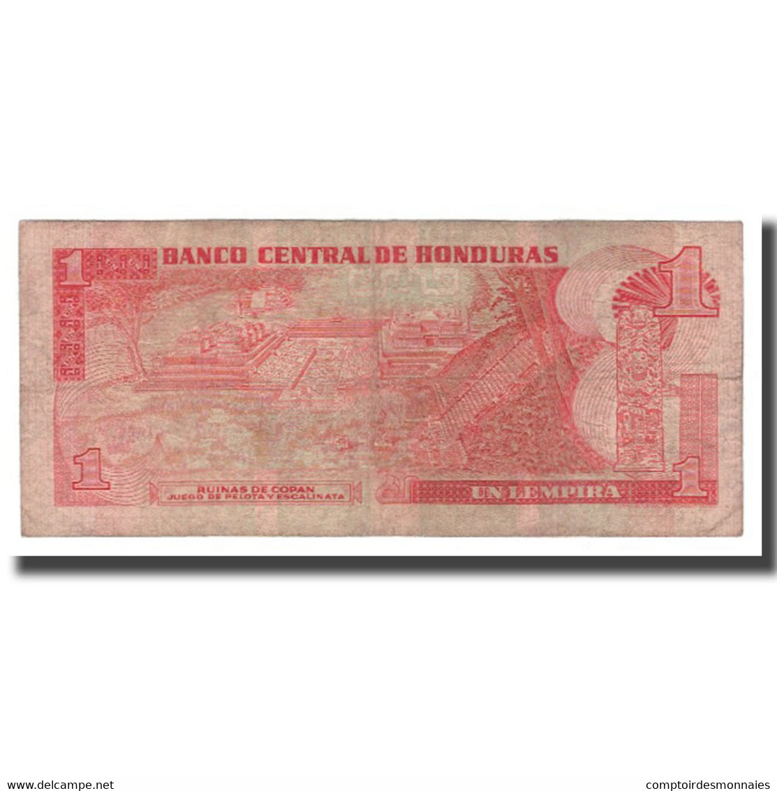 Billet, Honduras, 1 Lempira, 1984, 1984-10-18, KM:68b, TB - Honduras